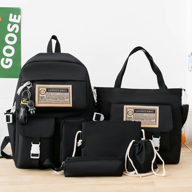 Travel Accessories Set - 5pcs/set Backpack Simple Large Capacity Travel