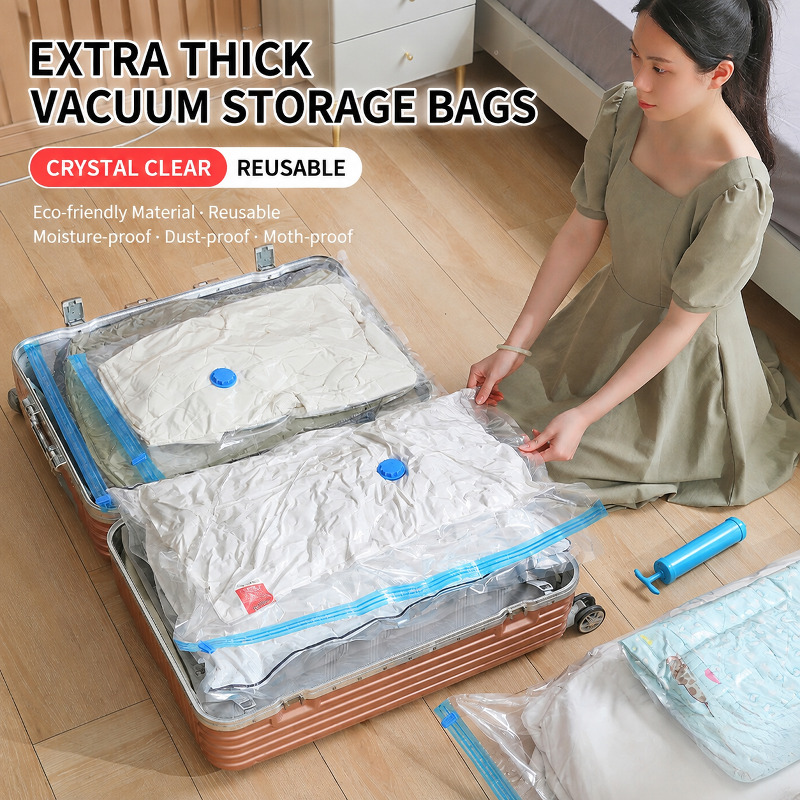 Compression Bag Vacuum - Vacuum Storage Bags Clothes Storage Bags