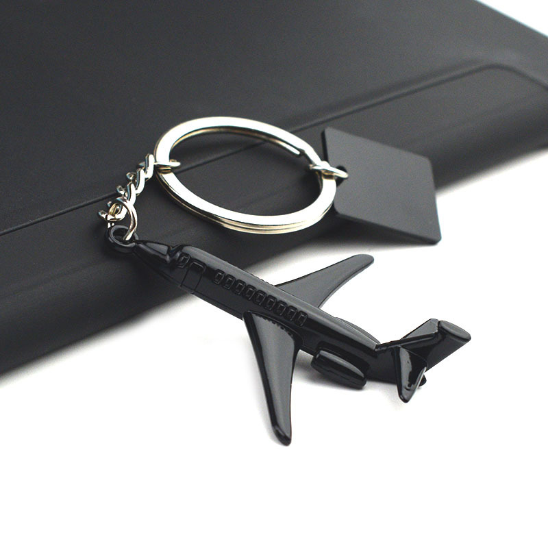 Travel Accessories Plane - Creative 3D Airplane Model Keychain Fashion