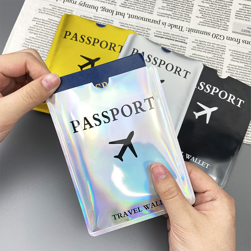 Travel Accessories Plane - Aluminum foil passport protective case, anti-magnetic