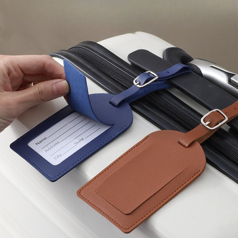 Women Men Luggage Tags PU Leat - огляд і ціна Travel Accessories Plane