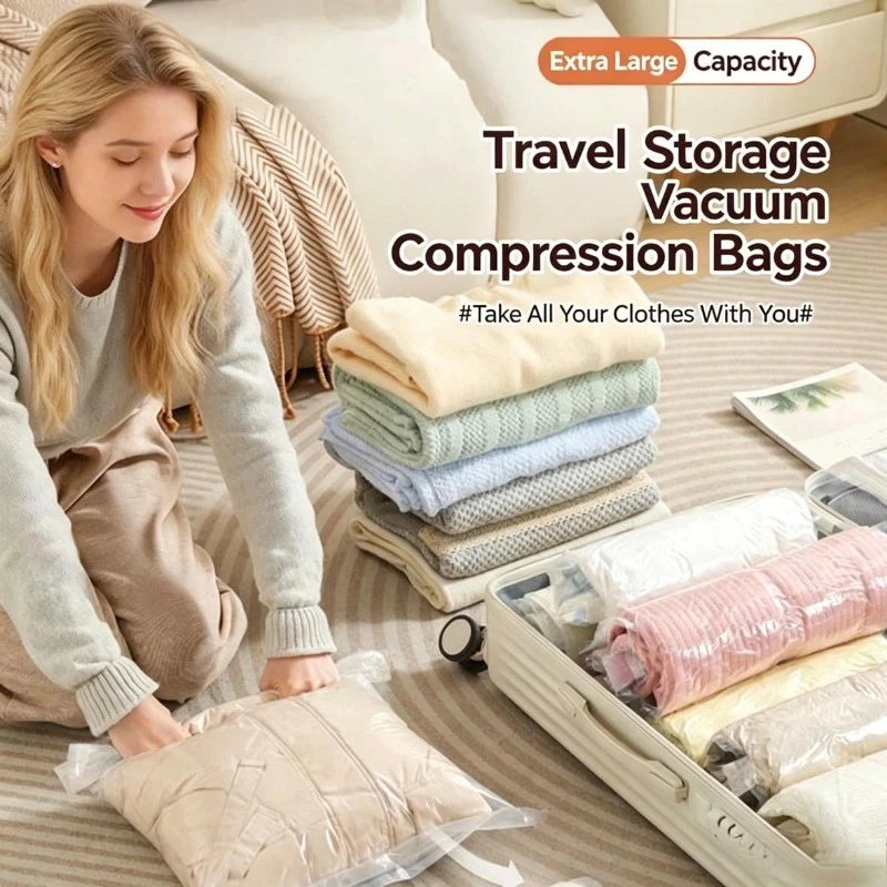 Roll Up Space Saver Travel Sto - огляд і ціна Compression Bag Vacuum