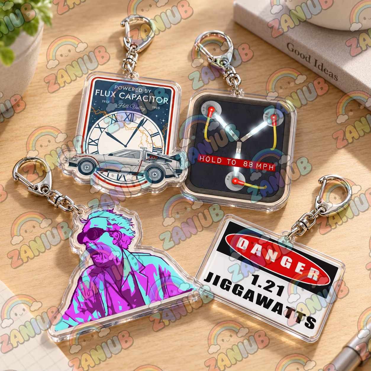 Retro Time Travel Delorean Flu - огляд і ціна Travel Accessories To Gift
