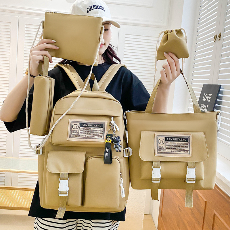 5pcs/set Backpack Simple Large - огляд і ціна Travel Accessories Set