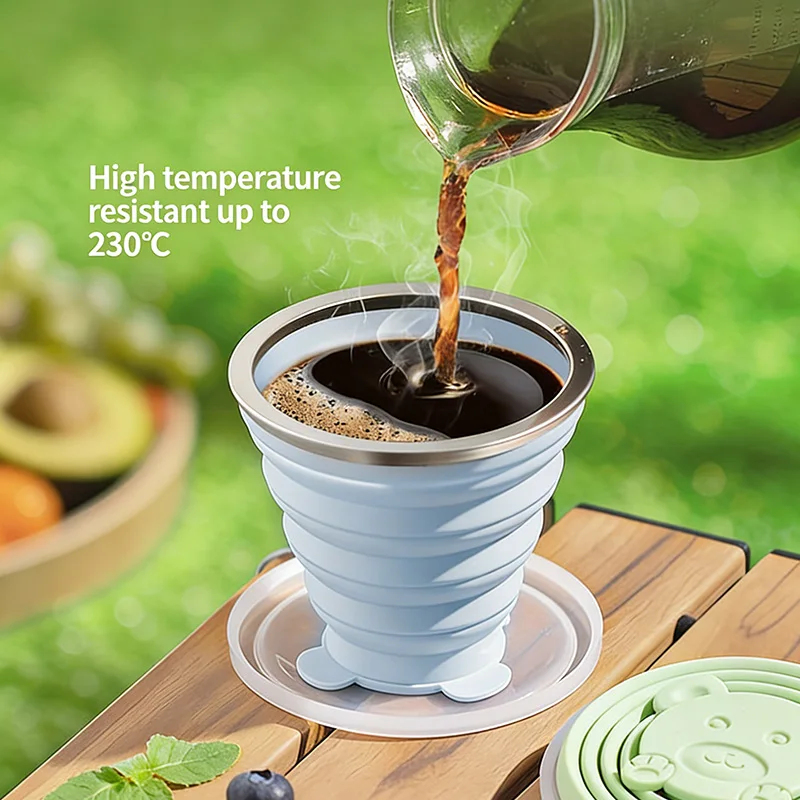 Portable Foldable Silicone Cup - огляд і ціна Water Bottle Collapsible