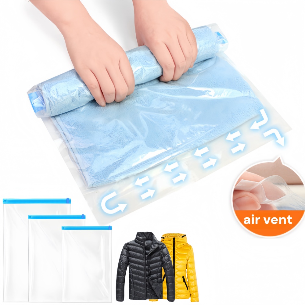 Roll Up Travel Vacuum Storage  - огляд і ціна Compression Bag Vacuum