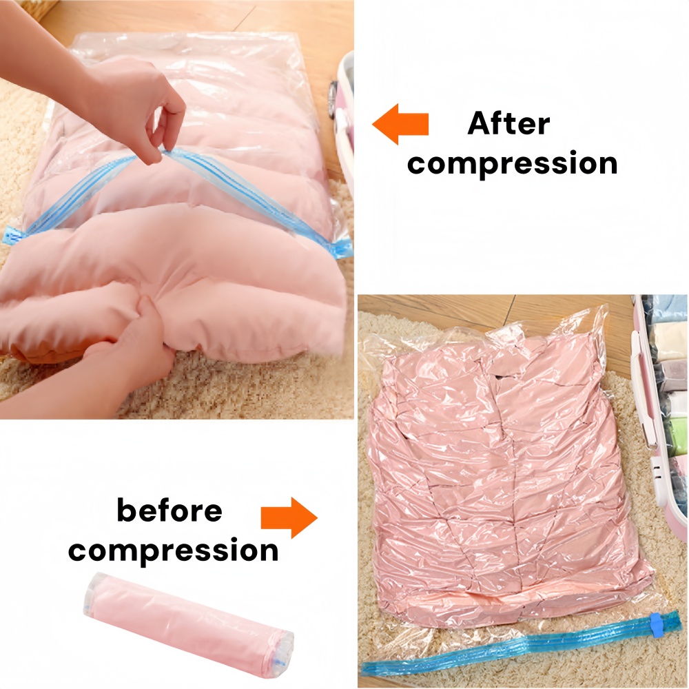 Roll Up Travel Vacuum Storage  - огляд і ціна Compression Bag Vacuum