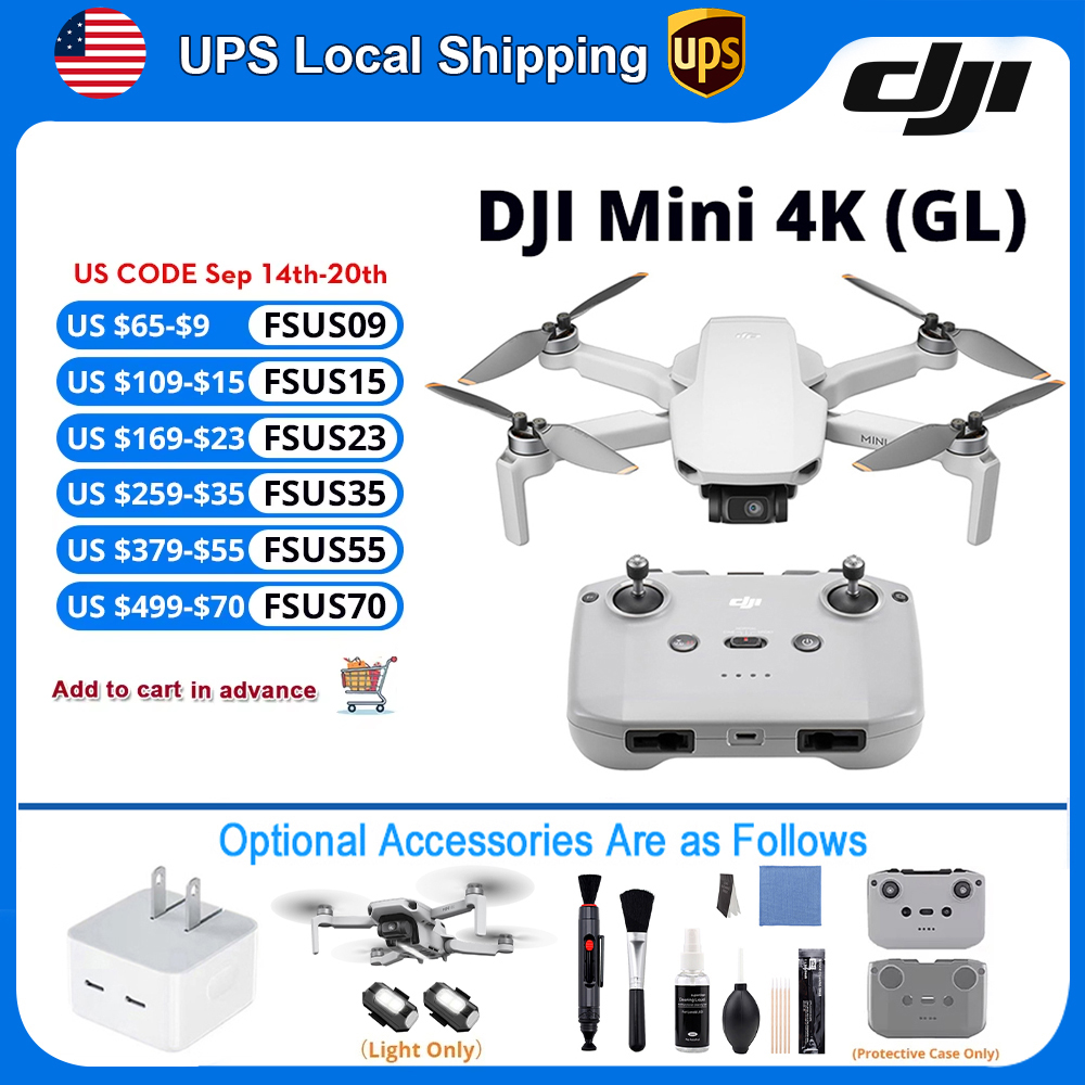 DJI Mini 4K Drone with Optiona - огляд і ціна Travel Video Accessories