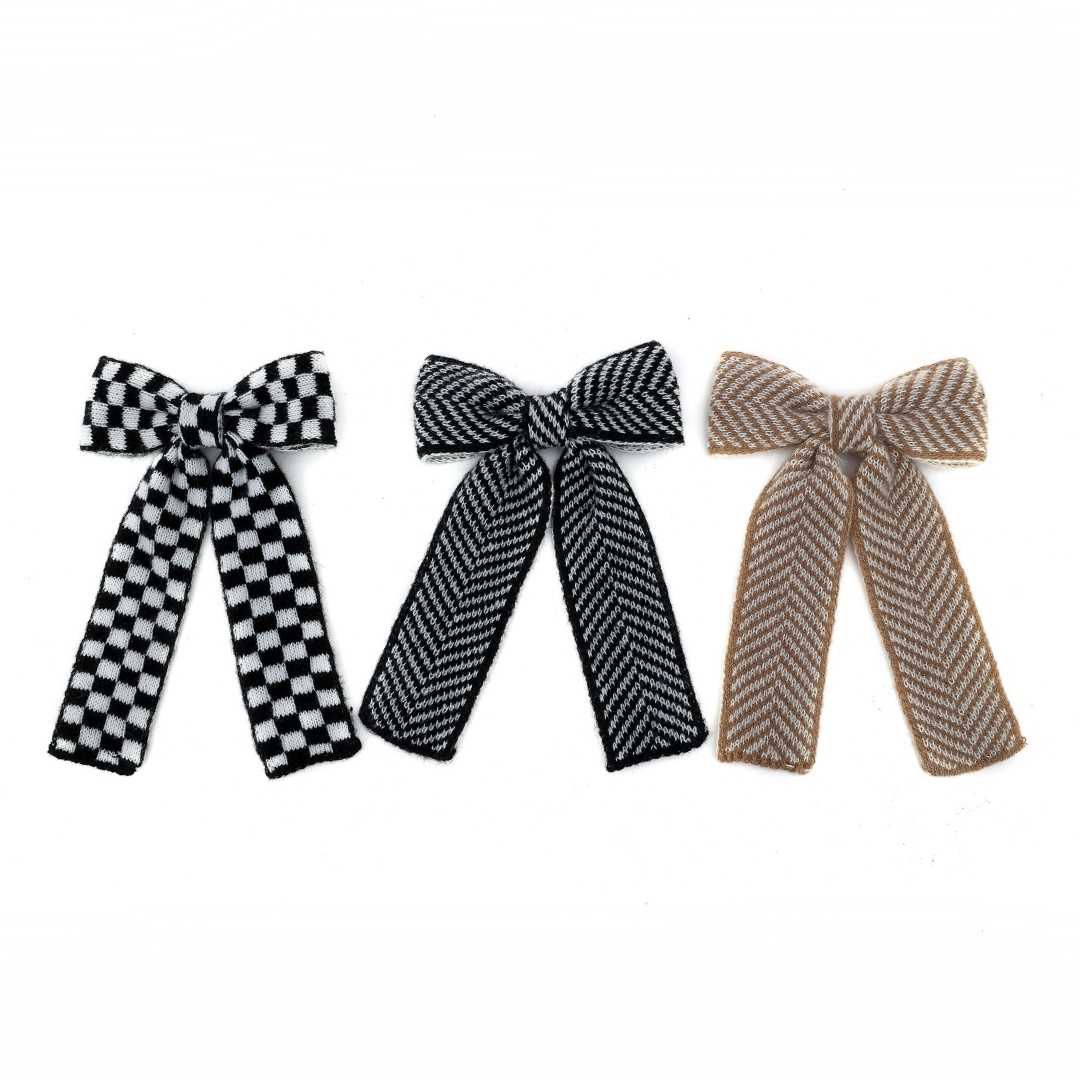 001N Checkered yarn HairBand C - огляд і ціна Travel Accessories B&M