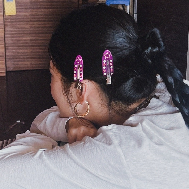 Love Heart Rhinestone Bangs Cl - огляд і ціна Travel Accessories To Gift