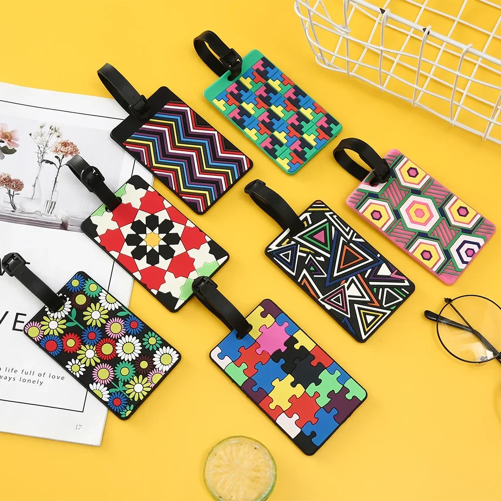 1PCS Geometric Luggage Tags Su - огляд і ціна Travel Accessories Pack