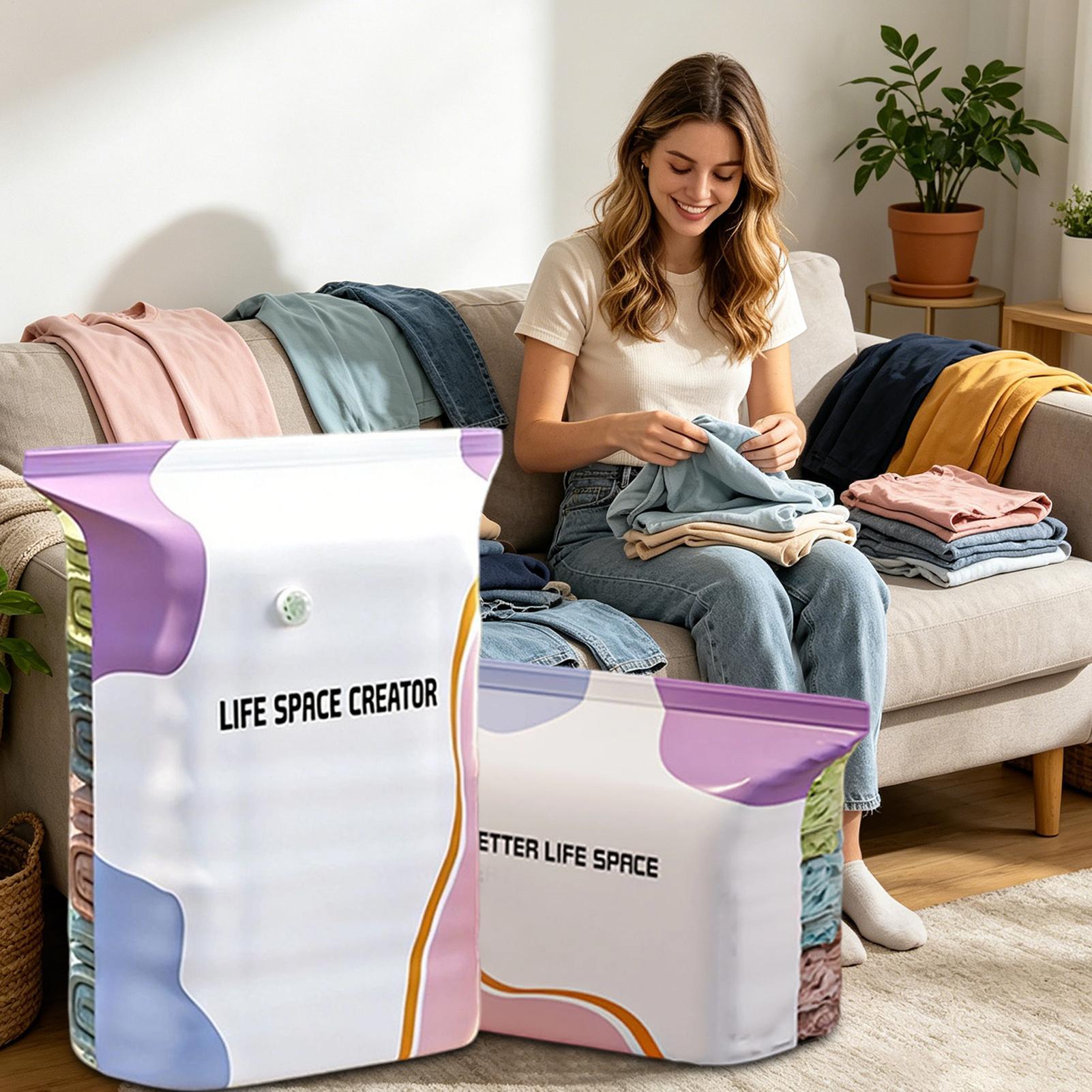 3pcs Thickened Vacuum Compress - огляд і ціна Compression Bag Vacuum