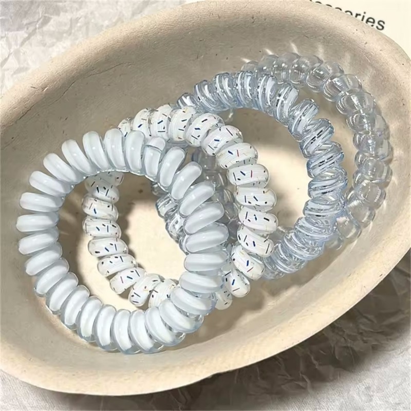 4pcs/set Spiral Hair Ties Purp - огляд і ціна Travel Accessories Set