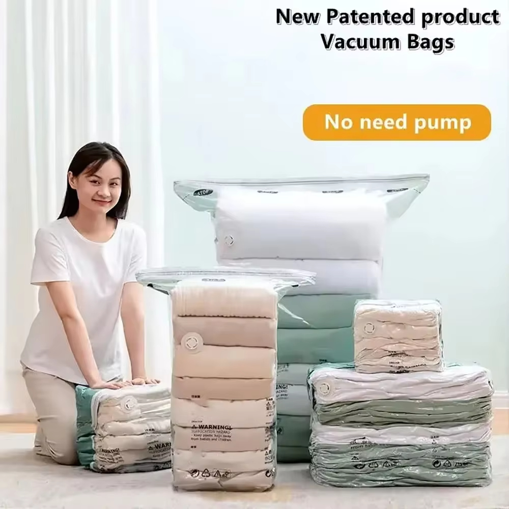 1pc No Need Pump Vacuum Compre - огляд і ціна Compression Bag Vacuum