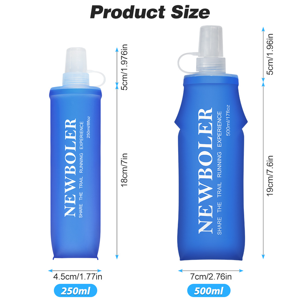 NEWBOLER 150ml 250ml 500ml Wat - огляд і ціна Water Bottle Collapsible