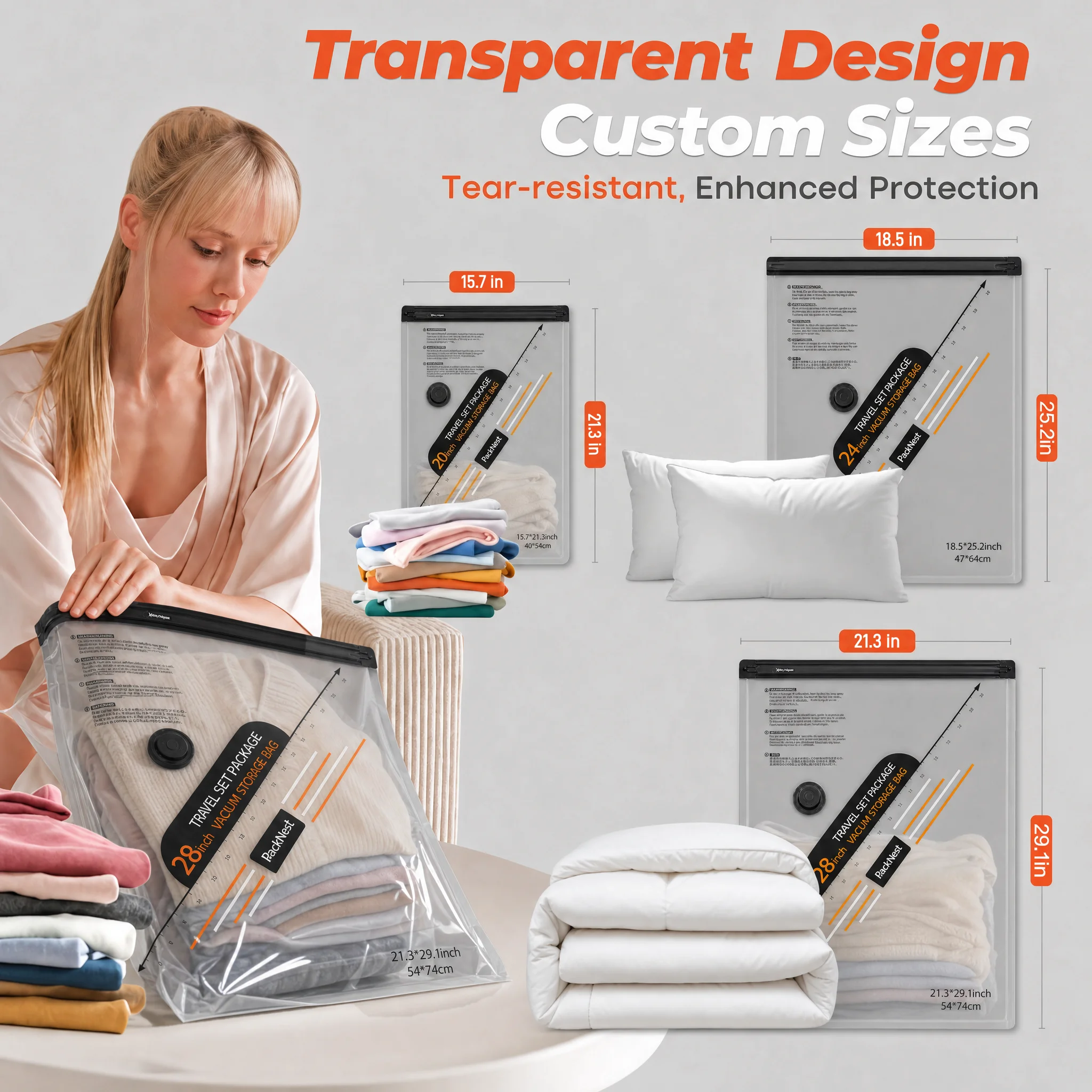 Compression Packing Cubes Vacu - огляд і ціна Compression Bag Vacuum