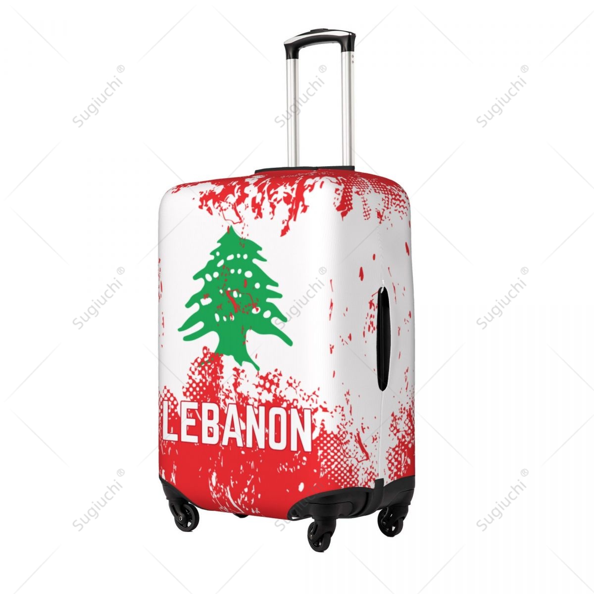 Lebanon Flag Luggage Cover Sui - огляд і ціна Travel Accessories Lebanon