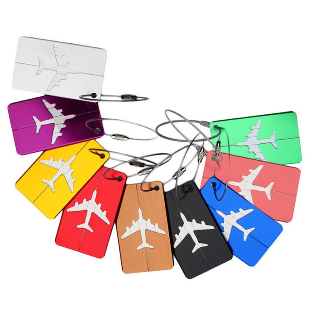 Aluminium Travel Luggage Tags  - огляд і ціна Travel Accessories Plane