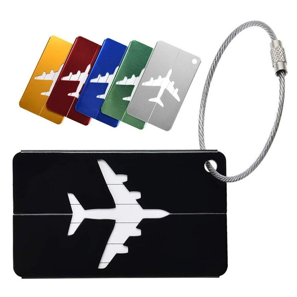 Aluminium Travel Luggage Tags  - огляд і ціна Travel Accessories Plane